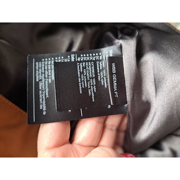 B By Burton Women's Medium Cargo Snowboard Pants Brown Waterproof Ski Winter - Picture 4 of 11